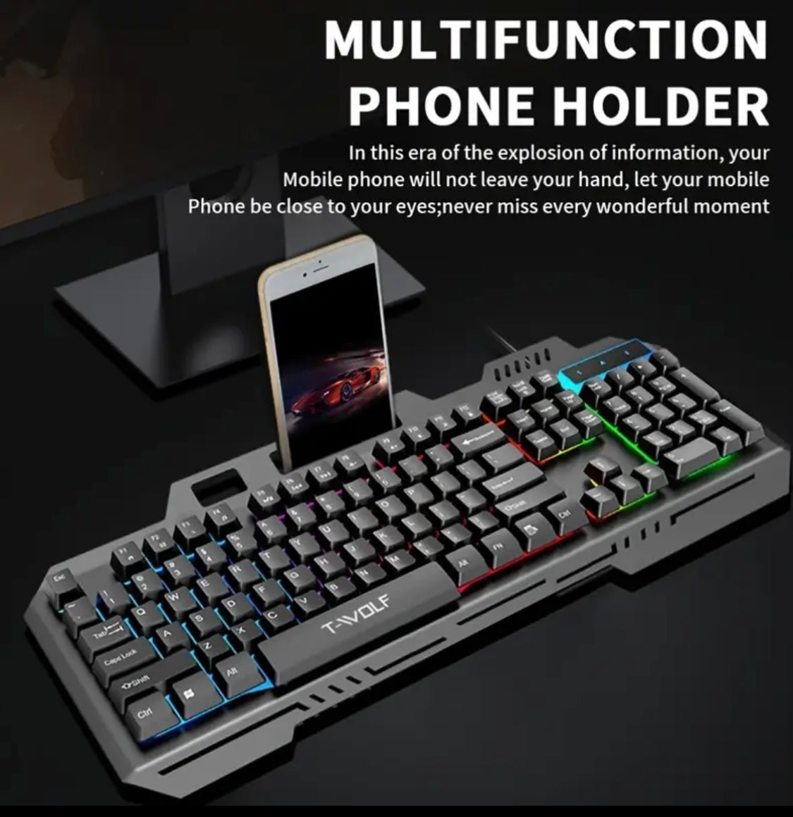 T-Wolf mechanical gaming keyboard